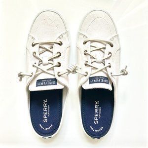 Sperry Women’s Crest Vibe Mule Sneaker - White